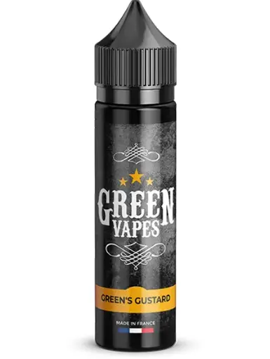 [ELQ-GV-GREENS-CUSTARD-50ML] Eliquide Green's Custard 50ml | Green Vapes
