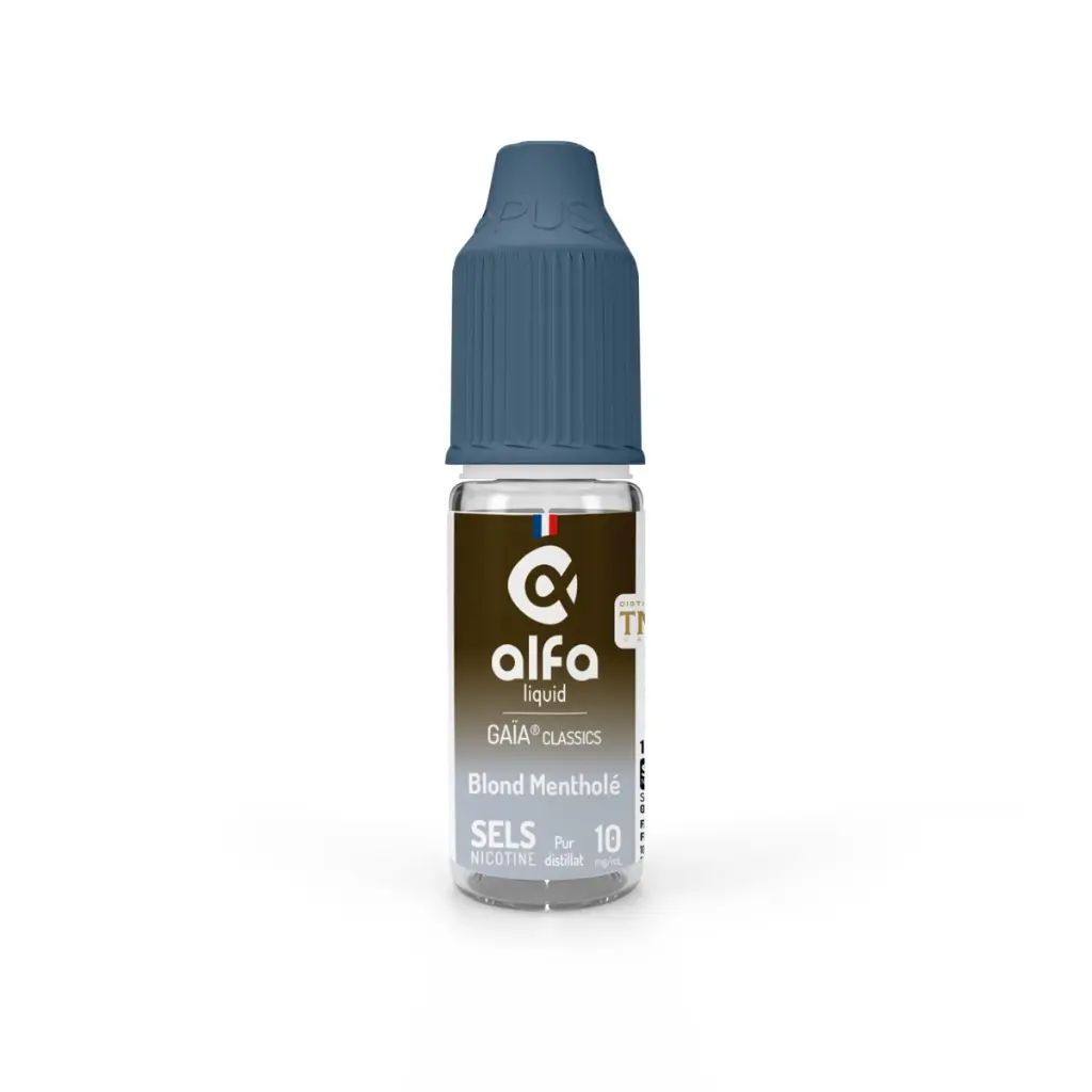 Eliquide Blond Mentholé Sel de Nicotine 10ml | Gaïa Classic