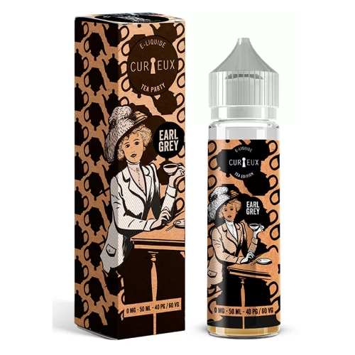 [ELQ-CTE-EARLGREY-50ML] Eliquide Earl Grey 50ml | Curieux Tea Edition