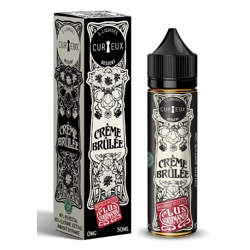 [ELQ-CED-CREMEBRULEE-50ML] Eliquide Crème Brûlée 50ml | Curieux Edition Dessert