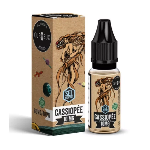 Eliquide Cassiopée Sel de Nicotine 10ml | Curieux Edition Astrale