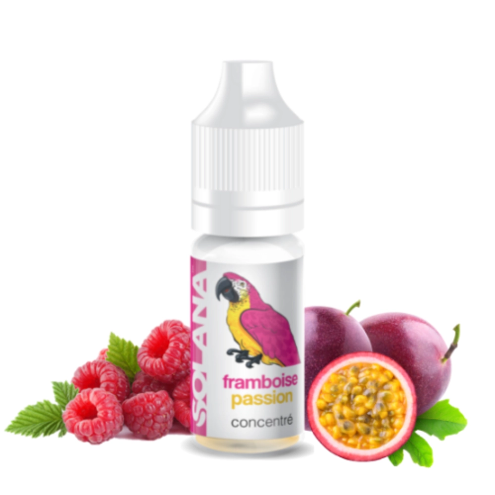 [AROM-SOL-FRAMBOISEPASSION-10ML] Arôme Concentré Framboise Passion 10ml | Solana