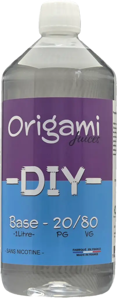 [BASE-OJ-20/80-1L] Base 20/80 1Litre | Origami Juices