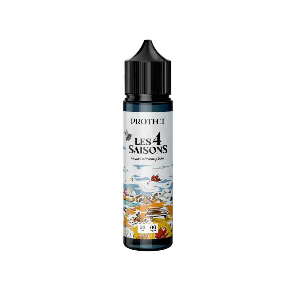 [ELQ-PROT-TART-BRASS-ABRI-PECH-50ML] Eliquide Brassé Abricot Pêche 50ml | Protect
