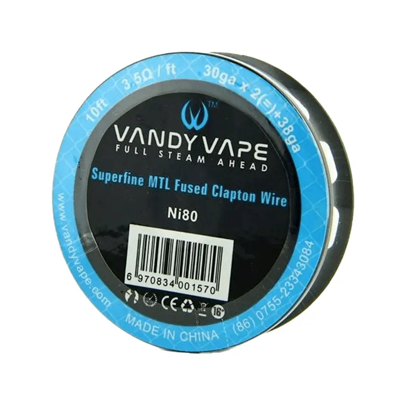 [BOBINE-FIL-RESISTIF-VV-NI80-24GA-10M] Bobine fil résistif Ni80 24ga/10m | Vandy Vape